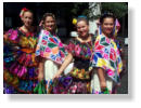 Latin American folk dancers